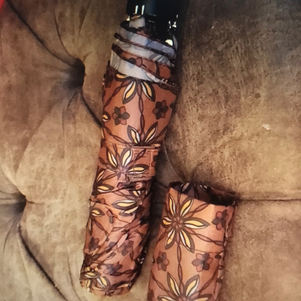 Flowered umbrella new with tags